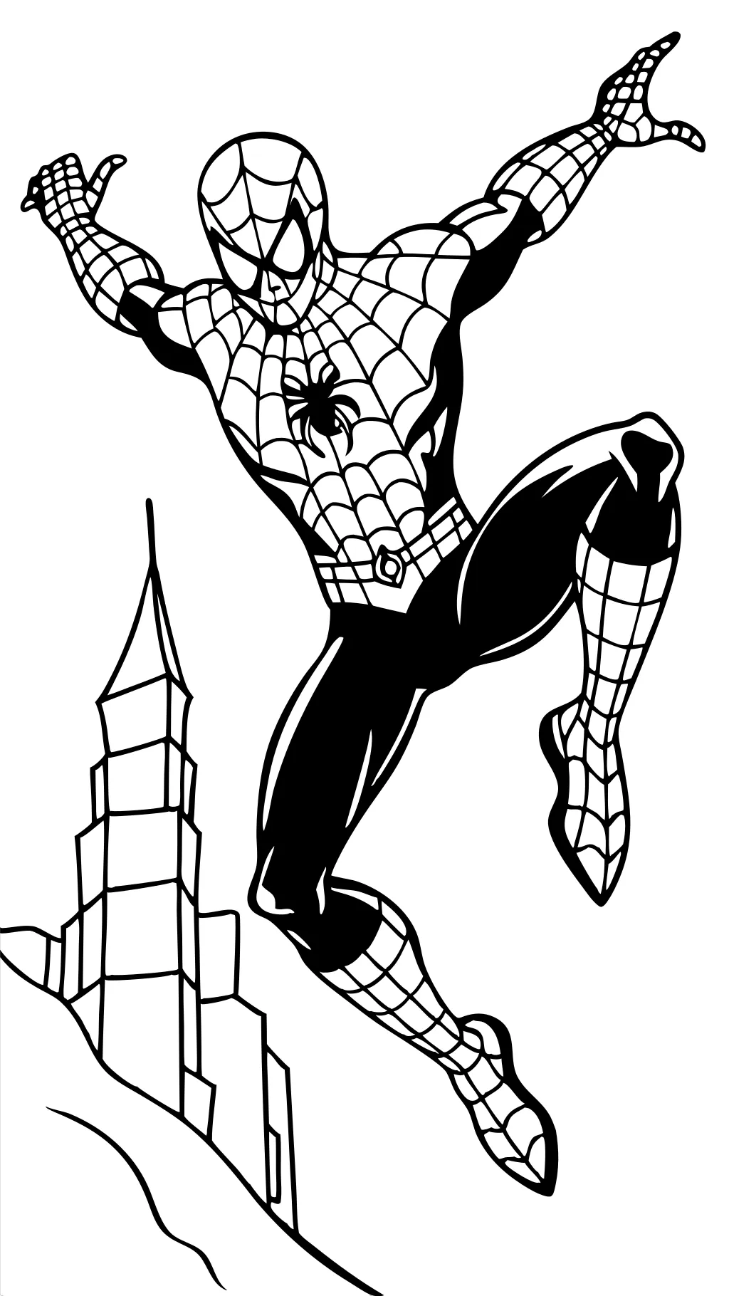 coloriages imprimables gratuits de Spiderman